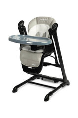 Многофункциональный стульчик для кормления Caretero Indigo, черный/серый цвет цена и информация | Стульчики для кормления | hansapost.ee