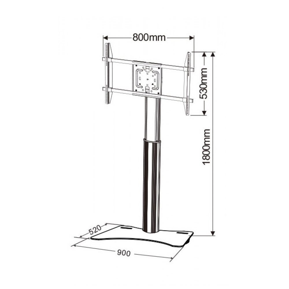 Techly 32-70” hind ja info | Teleri seinakinnitused ja hoidjad | hansapost.ee