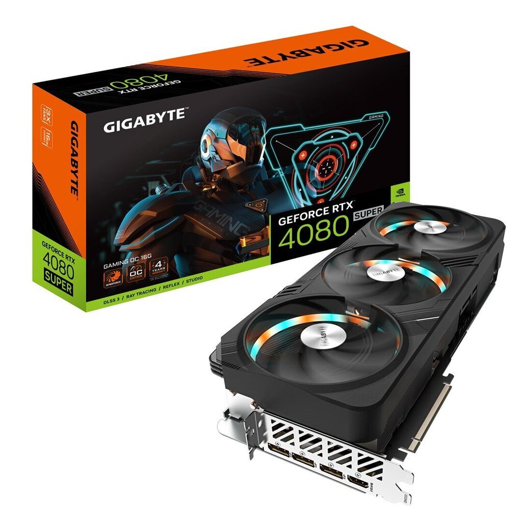 Gigabyte GeForce RTX 4080 Super Gaming OC (GV-N408SGAMING OC-16GD) цена и информация | Videokaardid | hansapost.ee