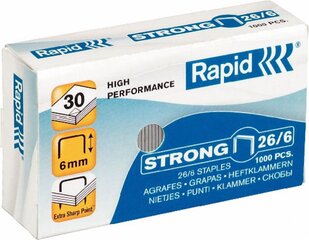 Klambrid Rapid Strong 26/6 price and information | Kirjatarvikud | hansapost.ee