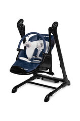 Многофункциональный стульчик для кормления Caretero Indigo, black/navy цена и информация | Обеденные стулья | hansapost.ee