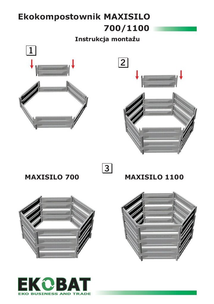 Kompostikast Maxisilo 700 hind ja info | Prügikonteinerid ja kompostrid | hansapost.ee