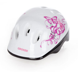 Детский велошлем Croxer Silky M, белый/розовый цена и информация | Шлемы | hansapost.ee