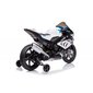 Akutoitel mootorratas lastele Lean Toys BMW HP4 Race JT5001, valge цена и информация | Laste elektriautod | hansapost.ee