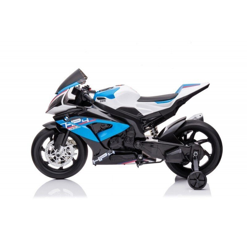 Akutoitel mootorratas lastele Lean Toys BMW HP4 Race JT5001, sinine цена и информация | Laste elektriautod | hansapost.ee