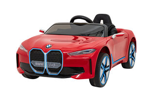 Ühekohaline elektriauto lastele BMW I4, punane hind ja info | Laste elektriautod | hansapost.ee
