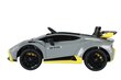 Ühekohaline elektriauto Lamborghini Lean Toys, hall цена и информация | Laste elektriautod | hansapost.ee