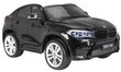 Kahekohaline elektriauto BMW X6M XXL, must hind ja info | Laste elektriautod | hansapost.ee