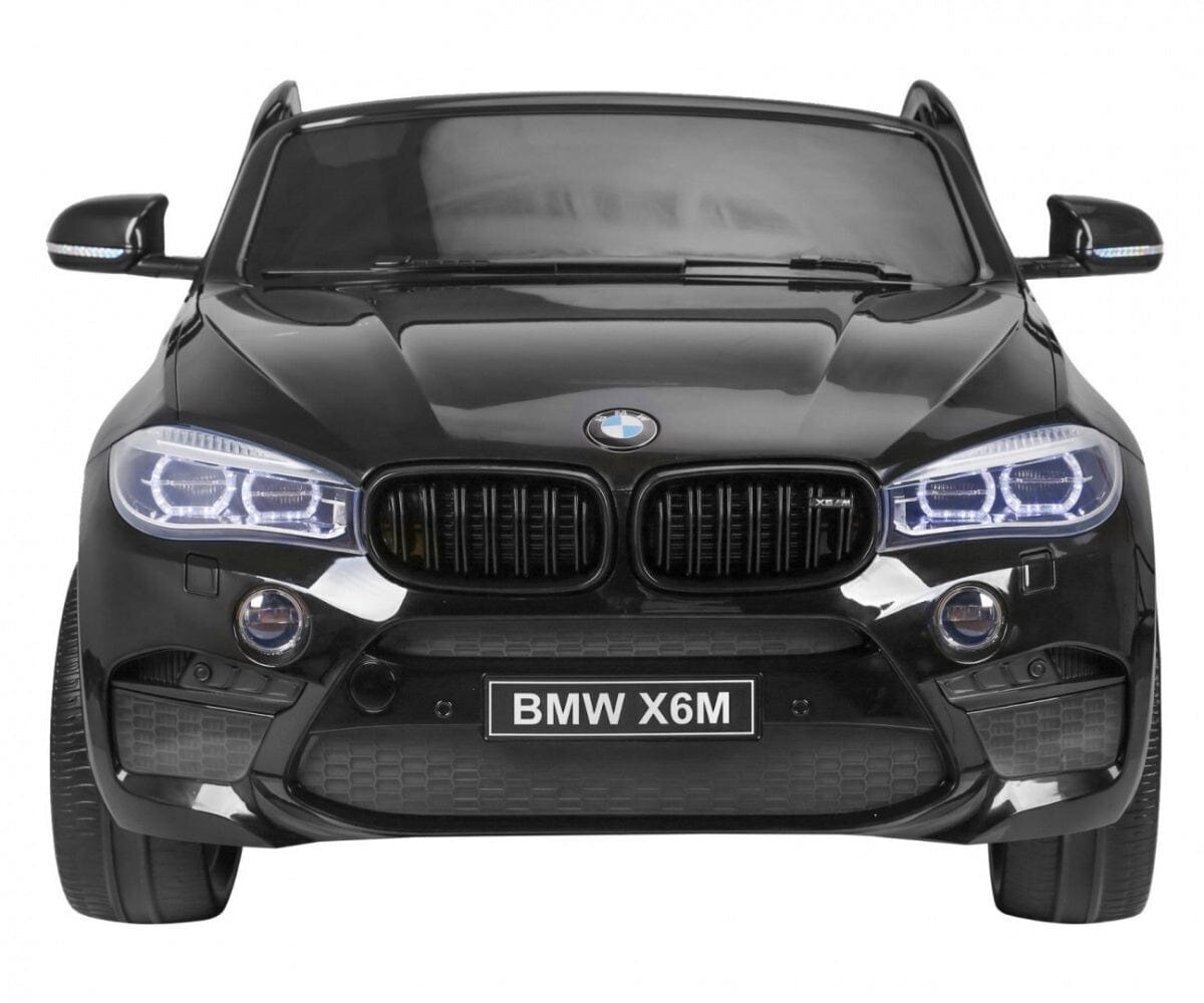 Kahekohaline elektriauto BMW X6M XXL, must hind ja info | Laste elektriautod | hansapost.ee