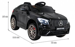 Ühekohaline laste elektriauto Mercedes Benz GLC 63S, must цена и информация | Электромобили для детей | hansapost.ee