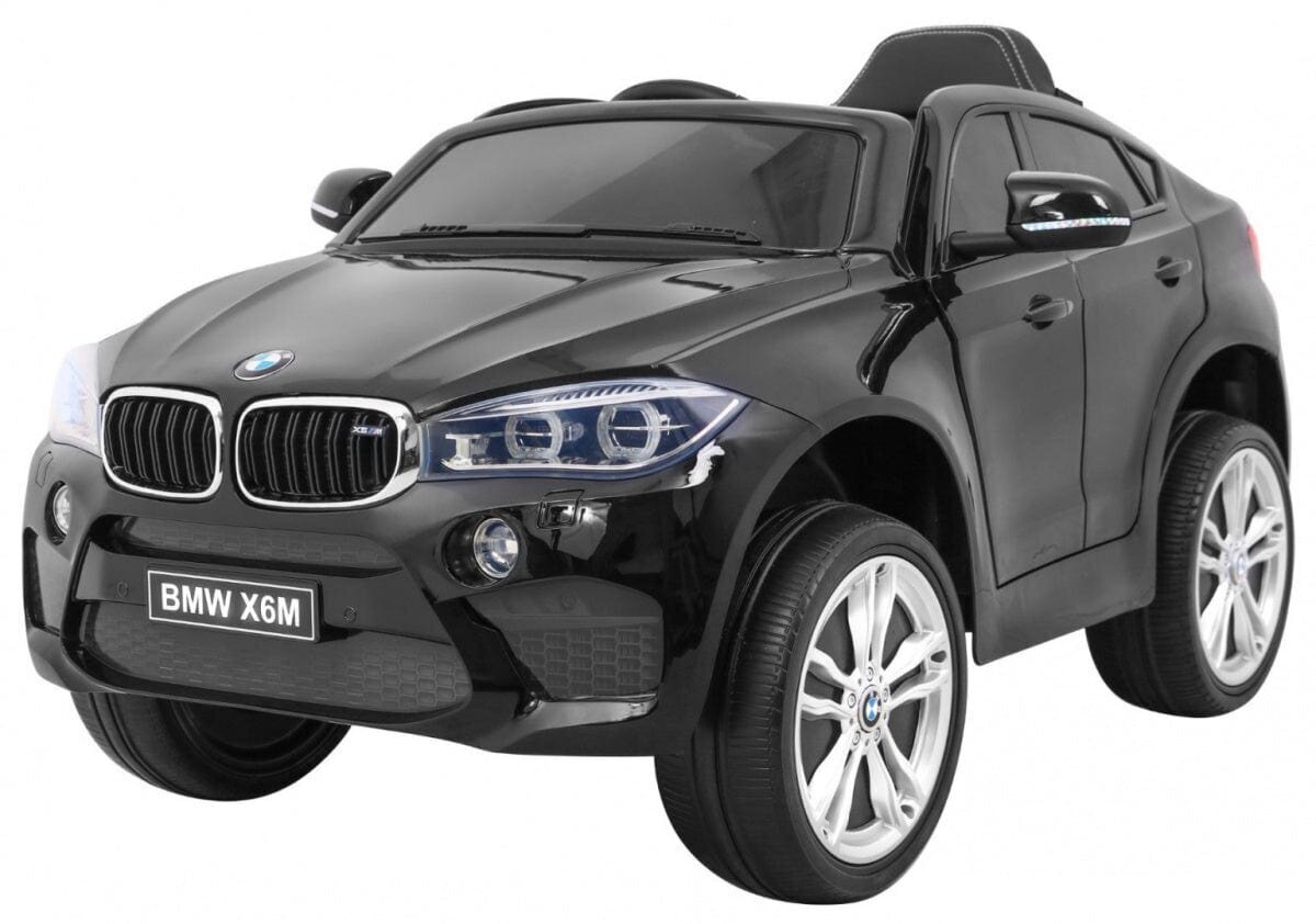 Ühekohaline laste elektriauto BMW X6M, Must цена и информация | Laste elektriautod | hansapost.ee