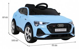 Laste elektriauto Audi E-Tron Sportback, sinine цена и информация | Электромобили для детей | hansapost.ee
