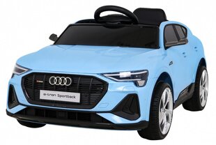 Laste elektriauto Audi E-Tron Sportback, sinine цена и информация | Электромобили для детей | hansapost.ee