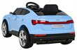 Laste elektriauto Audi E-Tron Sportback, sinine hind ja info | Laste elektriautod | hansapost.ee