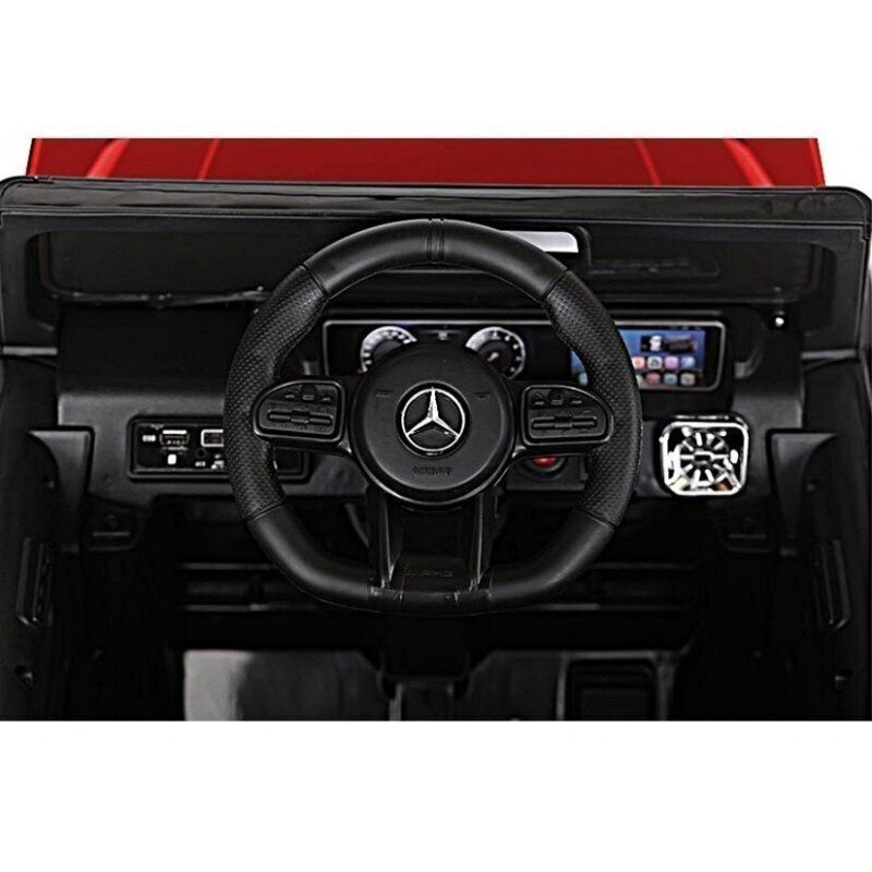 Lean Cars Mercedes G63 BBH-0002 ühekohaline elektriauto lastele, punane цена и информация | Laste elektriautod | hansapost.ee