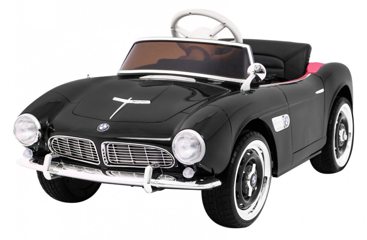 Ramiz BMW 507 Retro ühekohaline elektriauto lastele, must hind ja info | Laste elektriautod | hansapost.ee