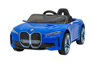 Ühekohaline laste elektriauto BMW I4, sinine цена и информация | Электромобили для детей | hansapost.ee