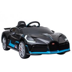 Ühekohaline laste elektriauto Bugatti Divo, Black Painted hind ja info | Laste elektriautod | hansapost.ee
