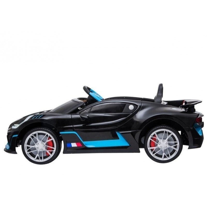 Ühekohaline laste elektriauto Bugatti Divo, Black Painted hind ja info | Laste elektriautod | hansapost.ee