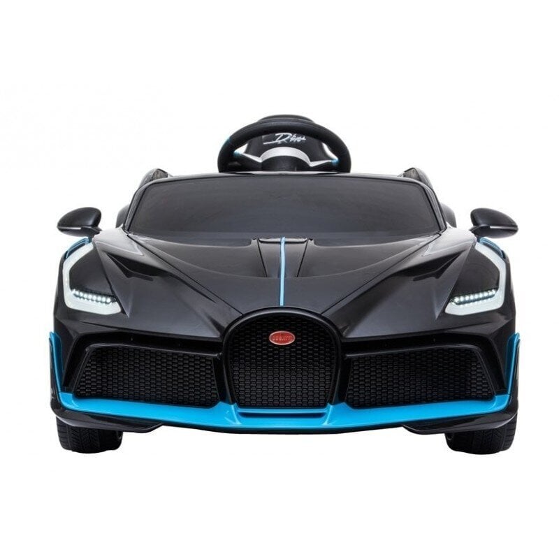 Ühekohaline laste elektriauto Bugatti Divo, Black Painted hind ja info | Laste elektriautod | hansapost.ee