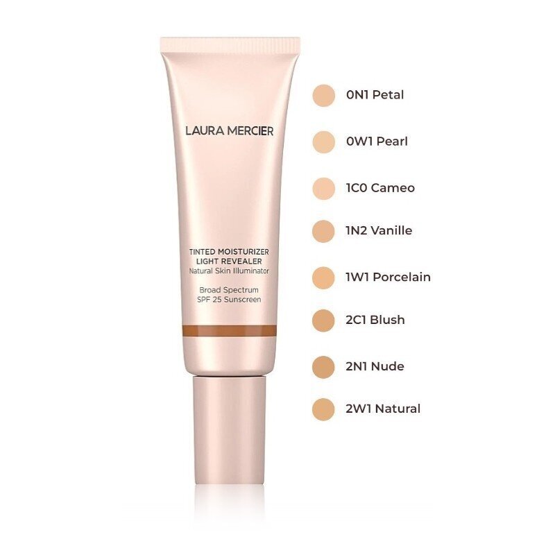 Tooniv niisutav näokreem Laura Mercier Tinted Moisturizer Light Revealer Skin Illuminator SPF 25, 2N1 Nude, 50 ml hind ja info | Näokreemid | hansapost.ee