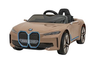 Ühekohaline laste elektriauto BMW i4, kuldne hind ja info | Laste elektriautod | hansapost.ee