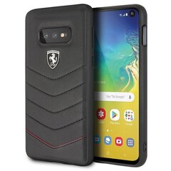 Ferrari Hardcase FEHQUHCS10LBK S10e G970 czarny|black цена и информация | Чехлы для телефонов | hansapost.ee