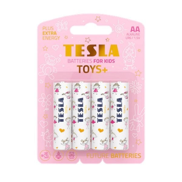 Tesla Batteries AA Toys Girl LR06 4 цена и информация | Patareid | hansapost.ee