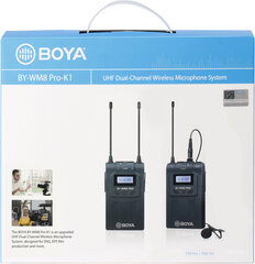 Boya микрофон BY-WM8 Pro-K1 UHF Wireless цена и информация | Микрофоны | hansapost.ee