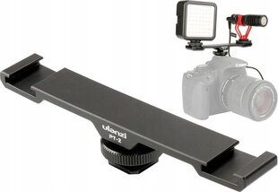Tarvikuhoidja adapter mikrofonilamp 2x jalg Ulanzi Pt-2 hind ja info | Fotoaparaatide filtrid | hansapost.ee