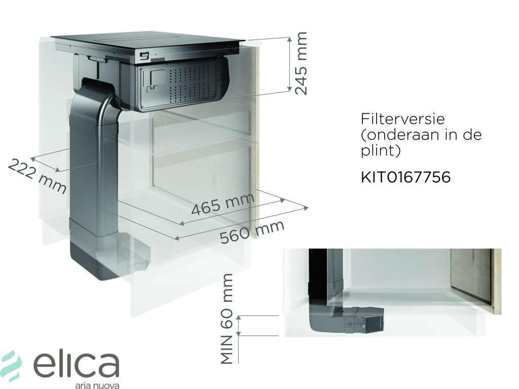 Elica KIT0167756 hind ja info | Õhupuhastite filtrid | hansapost.ee