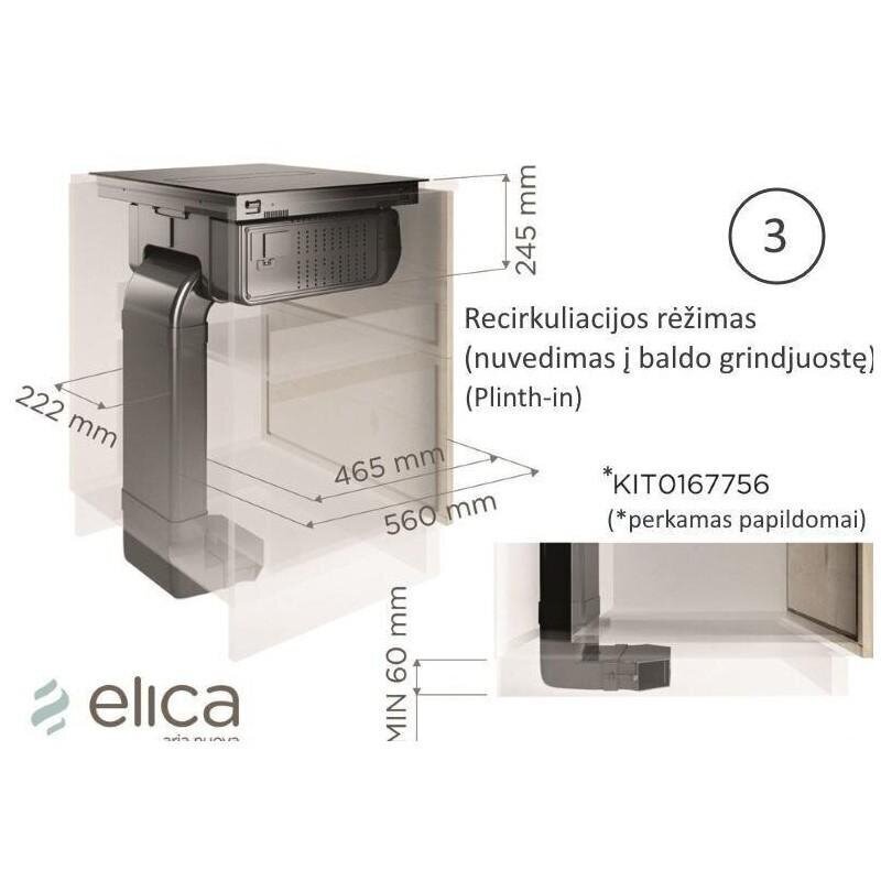 Elica KIT0167756 цена и информация | Õhupuhastite filtrid | hansapost.ee