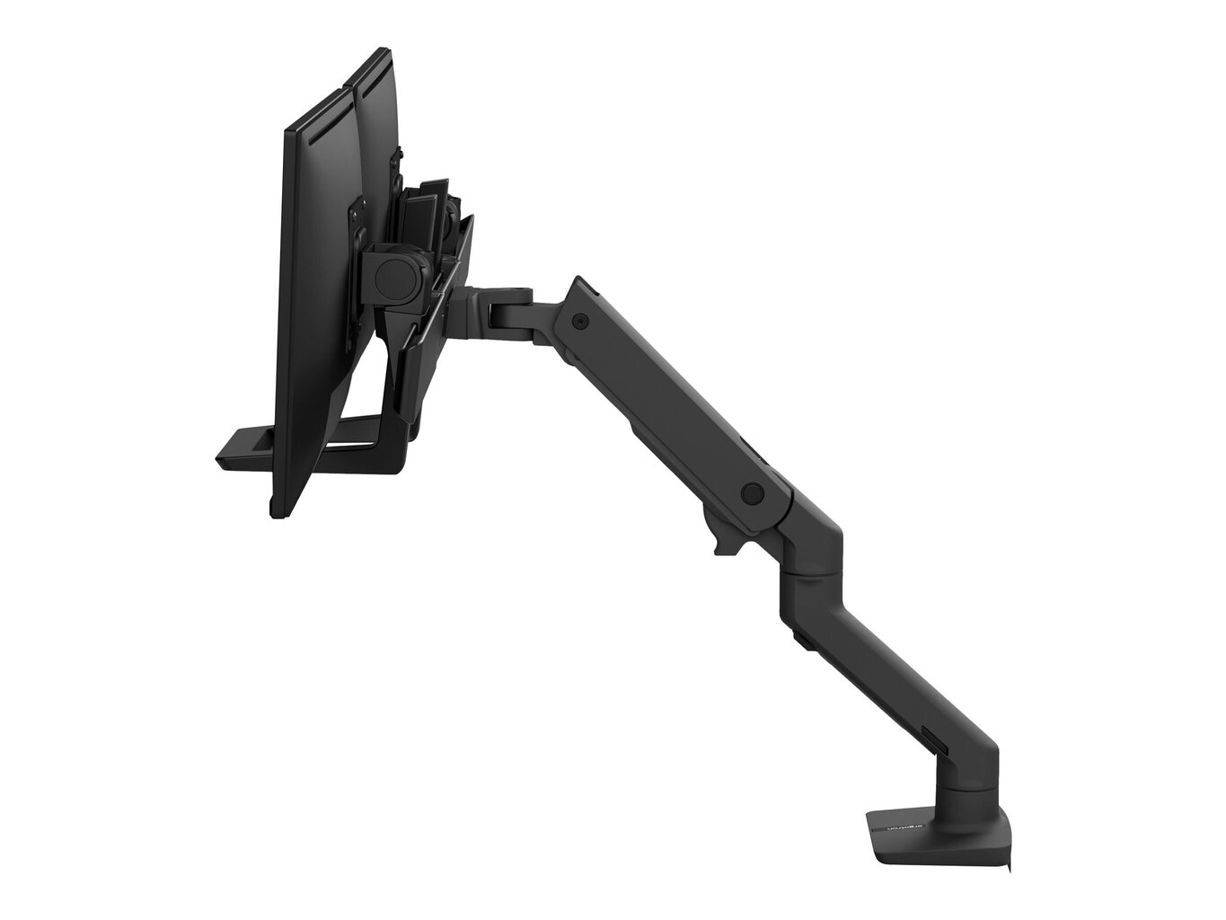 Ergotron HX Desk Dual Monitor Arm Befestigungskit matte black Schwarz (45-476-224) (45476224) цена и информация | Monitori kinnitused | hansapost.ee