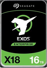 Жесткий диск Seagate EXOS X18 16 TB 3,5" цена и информация | Внутренние жёсткие диски (HDD, SSD, Hybrid) | hansapost.ee