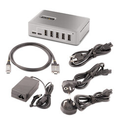 USB-jaotur Startech 10G8A2CS-USB-C-HUB hind ja info | USB adapterid ja jagajad | hansapost.ee