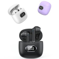 USAMS Słuchawki Bluetooth 5.3 TWS IA II series bezprzewodowe czarny|black BHUIAII01 (USAMS-IAII15) цена и информация | Наушники | hansapost.ee