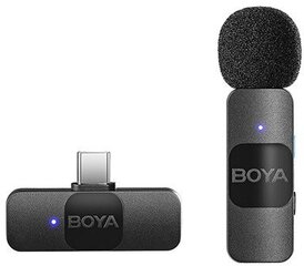 Boya juhtmevaba mikrofon BY-V10 USB-C hind ja info | Mikrofonid | hansapost.ee