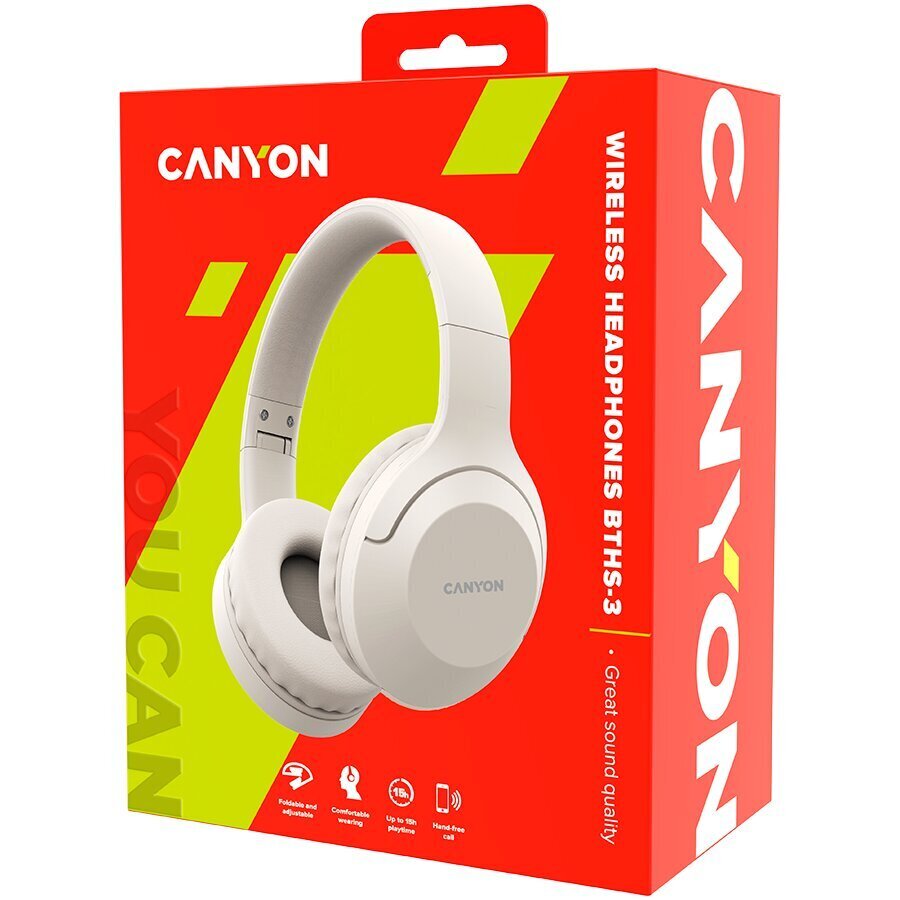 Canyon BTHS-3 White hind ja info | Kõrvaklapid | hansapost.ee