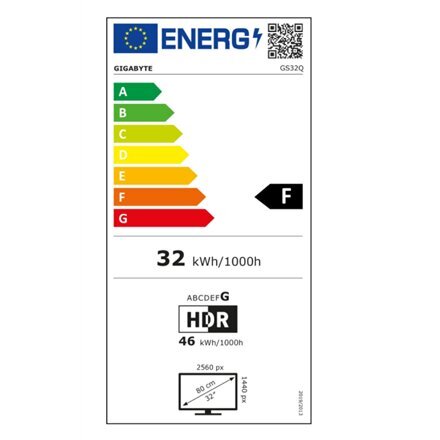 Gigabyte GS32Q - LED monitor - QHD - 32" цена и информация | Monitorid | hansapost.ee