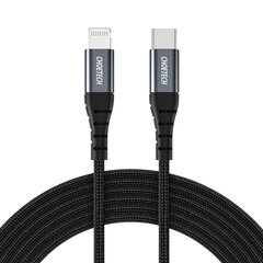 USB-C – Lightning Choetech IP0042 MFi kaabel 480Mb/s 3A 3m – must hind ja info | Mobiiltelefonide kaablid | hansapost.ee