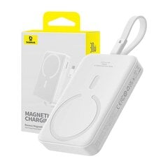 Powerbank Baseus Magnetic Mini 10000mAh 30W MagSafe (white) цена и информация | Зарядные устройства Power bank | hansapost.ee