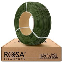 3D-printeri niit PLA, Armee roheline, 1.75mm 1kg refill Rosa3D hind ja info | Nutiseadmed ja lisatarvikud | hansapost.ee
