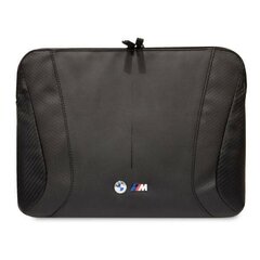 Sleeve BMW BMCS16SPCTFK 16&quot; black|black Carbon&Perforated BMW000524-0 цена и информация | Рюкзаки, сумки, чехлы для компьютеров | hansapost.ee