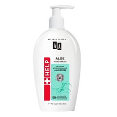 Vedelseep AA Help Aloe Hand Wash, 300 ml hind ja info | Seebid | hansapost.ee