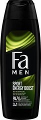 Гель для душа и шампунь Fa Men Xtreme Sport Energy Boost Shower Gel, 750 мл цена и информация | Масла, гели для душа | hansapost.ee