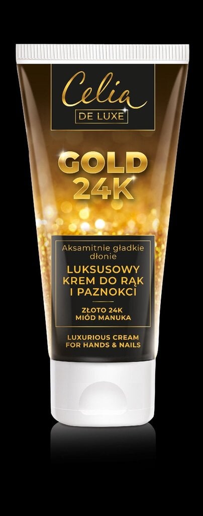 Käte- ja küünekreem Celia Gold 24K, 80 ml цена и информация | Kehakreemid, kehaõlid ja losjoonid | hansapost.ee