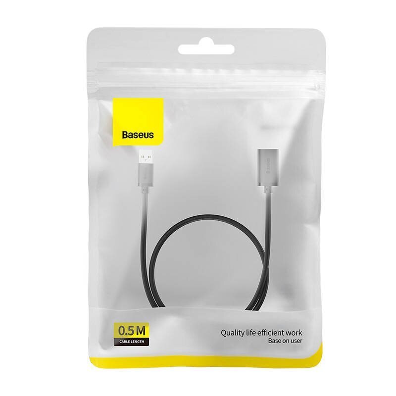 Baseus, USB-A M/F, 0.5 m цена и информация | USB adapterid ja jagajad | hansapost.ee