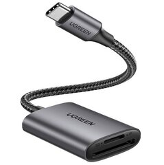 USB-C Card Reader, UGREEN CM401 (Gray) цена и информация | Адаптеры, USB-разветвители | hansapost.ee