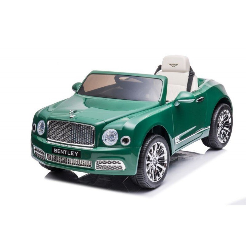 Ühekohaline elektriauto Bentley Mulsanne Lean Car, roheline цена и информация | Laste elektriautod | hansapost.ee