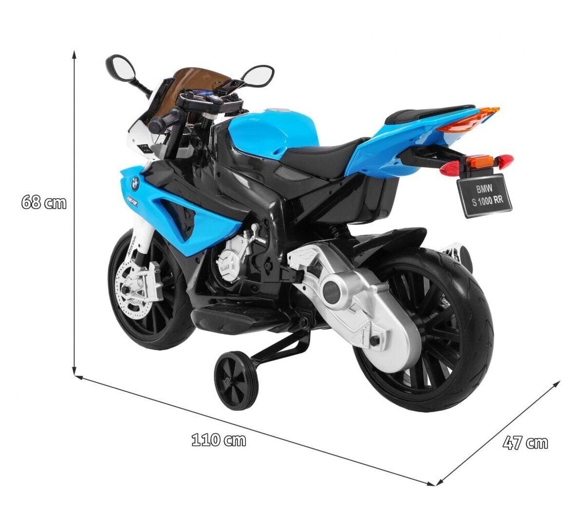 Elektriline mootorratas lastele BMW S1000 RR, sinine цена и информация | Laste elektriautod | hansapost.ee